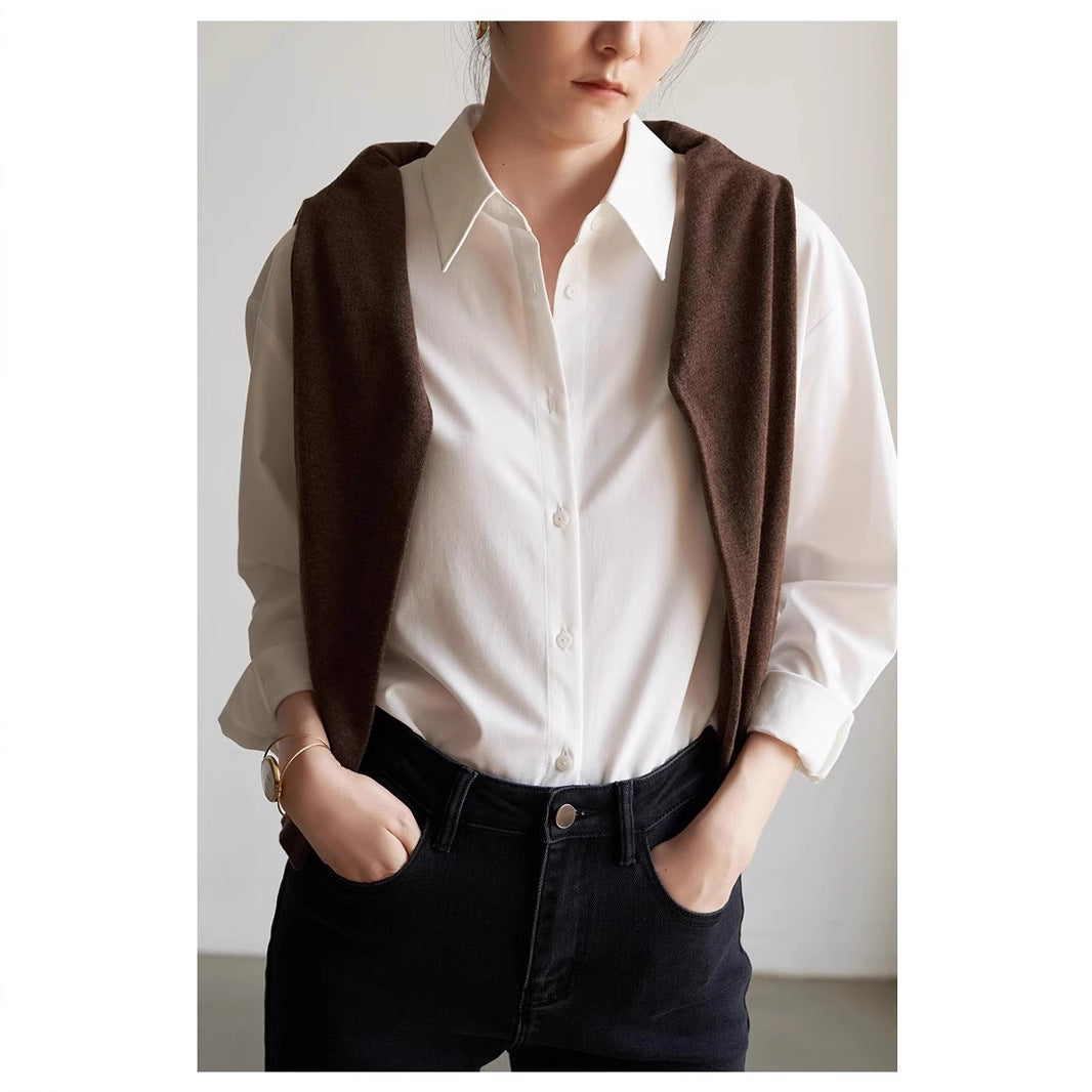 Damen Schicke und lässige Bluse mit oversized Schnitt Echoarchiv