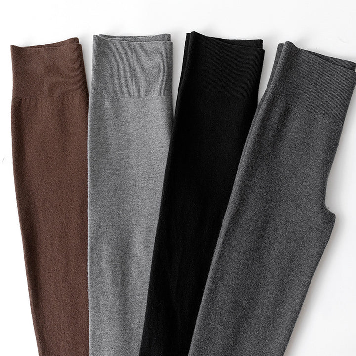 Damen Hochtaillierte Feinstrick-Leggings mit nahtlosem Komfortbund Echoarchiv