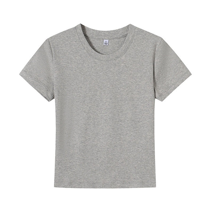 Damen Basic T-Shirt mit Rundhalsausschnitt und atmungsaktivem Material Echo Archiv