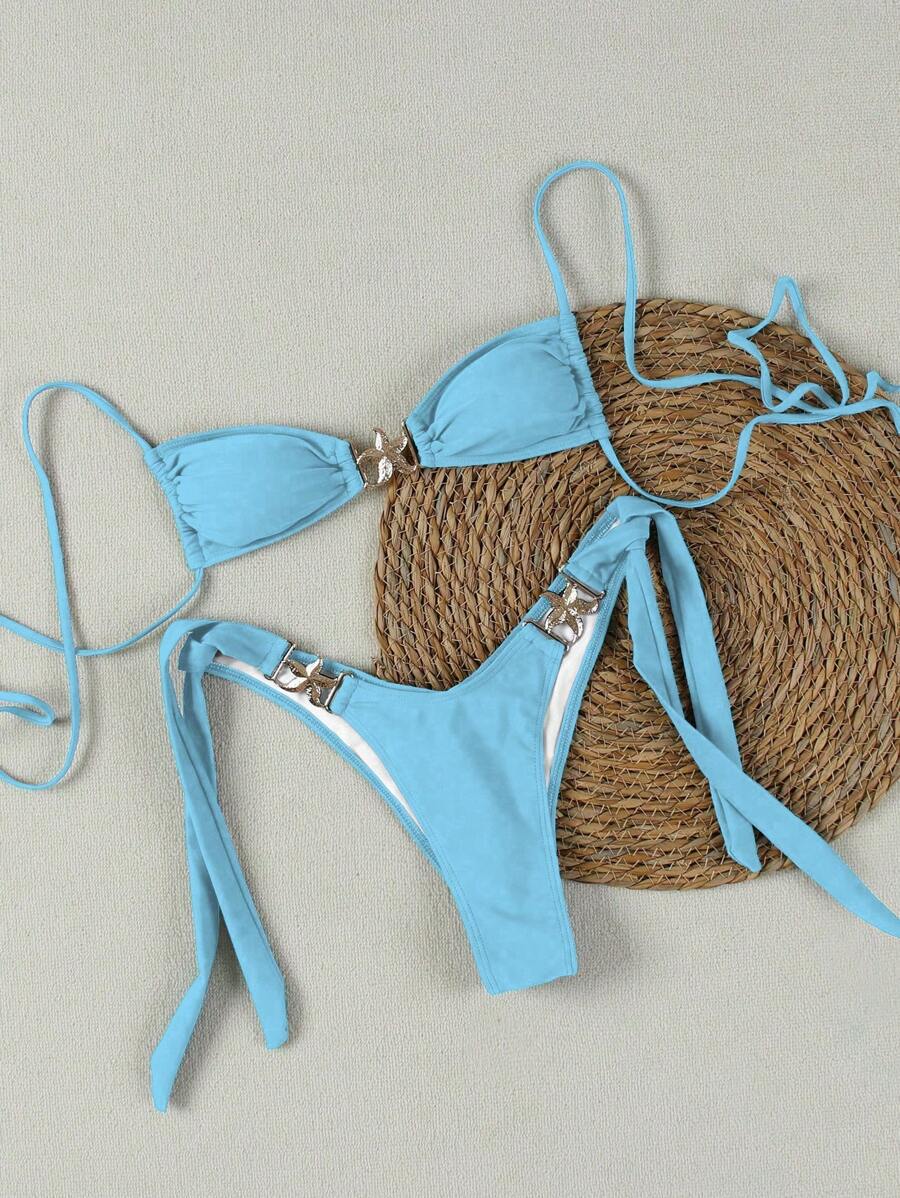 Damen Bikini-Set mit eleganten Schnallen Echo Archiv