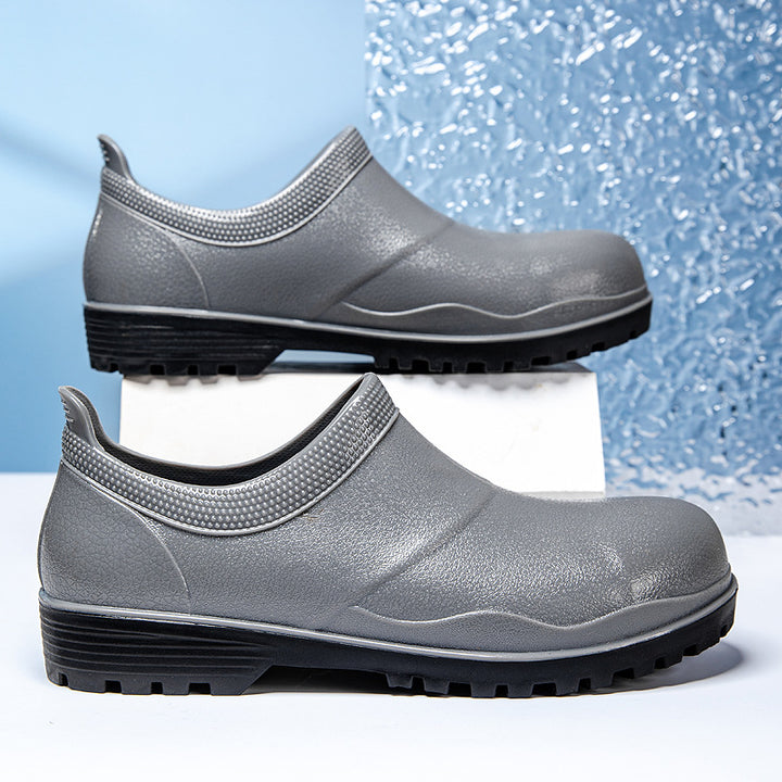 Unisex Wasserdichte Slip‑On Arbeitsschlupf mit profiliertem Anti‑Rutsch Laufsohlen‑Design Echoarhiv – Tavélo