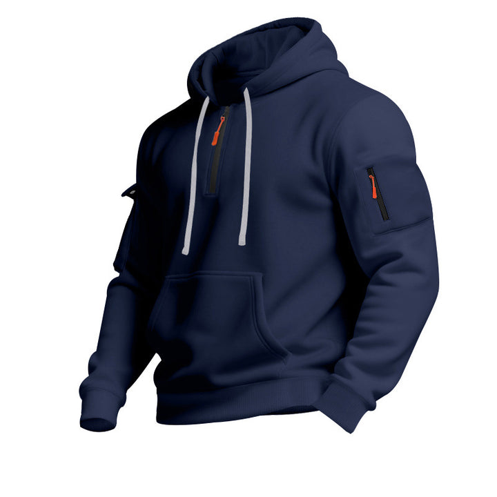 Herren Kapuzensweater mit Reißverschluss und praktischen Seitentaschen Echoarchiv
