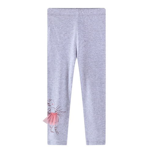 Mädchen Leggings mit niedlicher Ballett-Tüllapplikation Echo Archiv