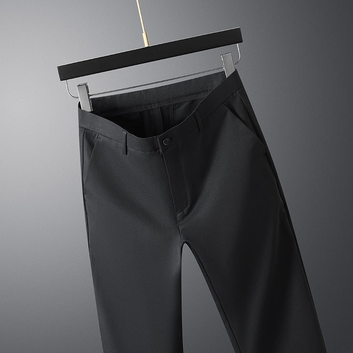 Herren elegante Business-Hose mit perfektem Sitz und komfortablem Gummizug Echoarchiv