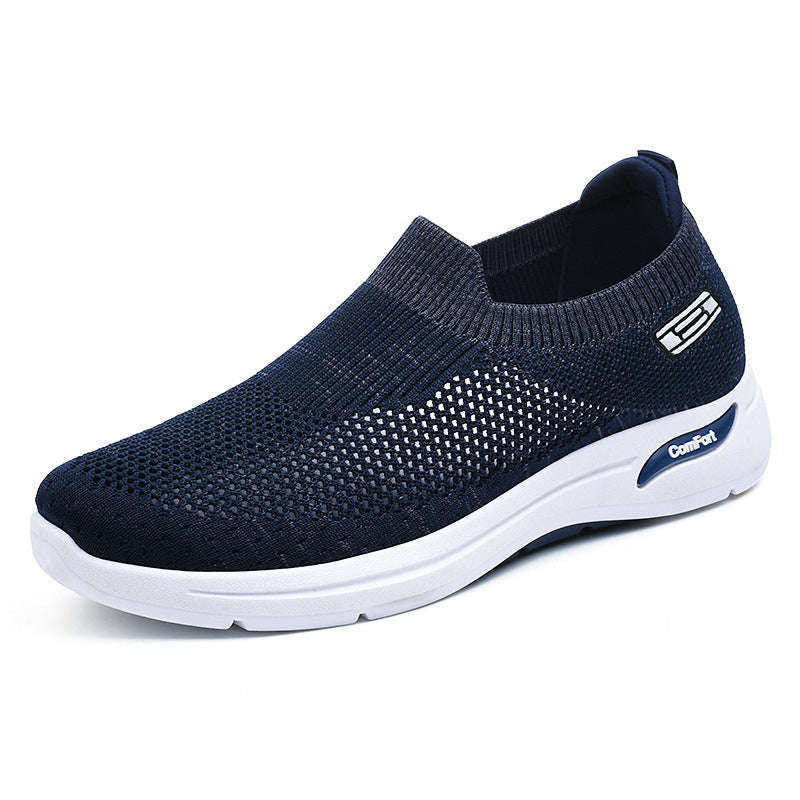 Damen nan nahtloser Strick-Slip-On Alltagswalker mit elastischem Knöchelschaft und stoßdämpfender Luftkissen-Zwischensohle Echo Archiv