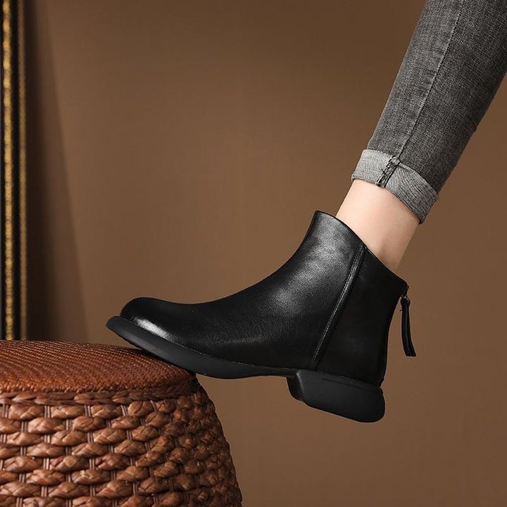 Damen Elegante Ankle Boots mit Reißverschluss Echo Archiv