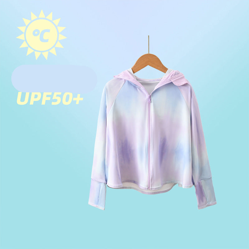 Damen performante UV-Schutzjacke mit Kapuze Echo Archiv