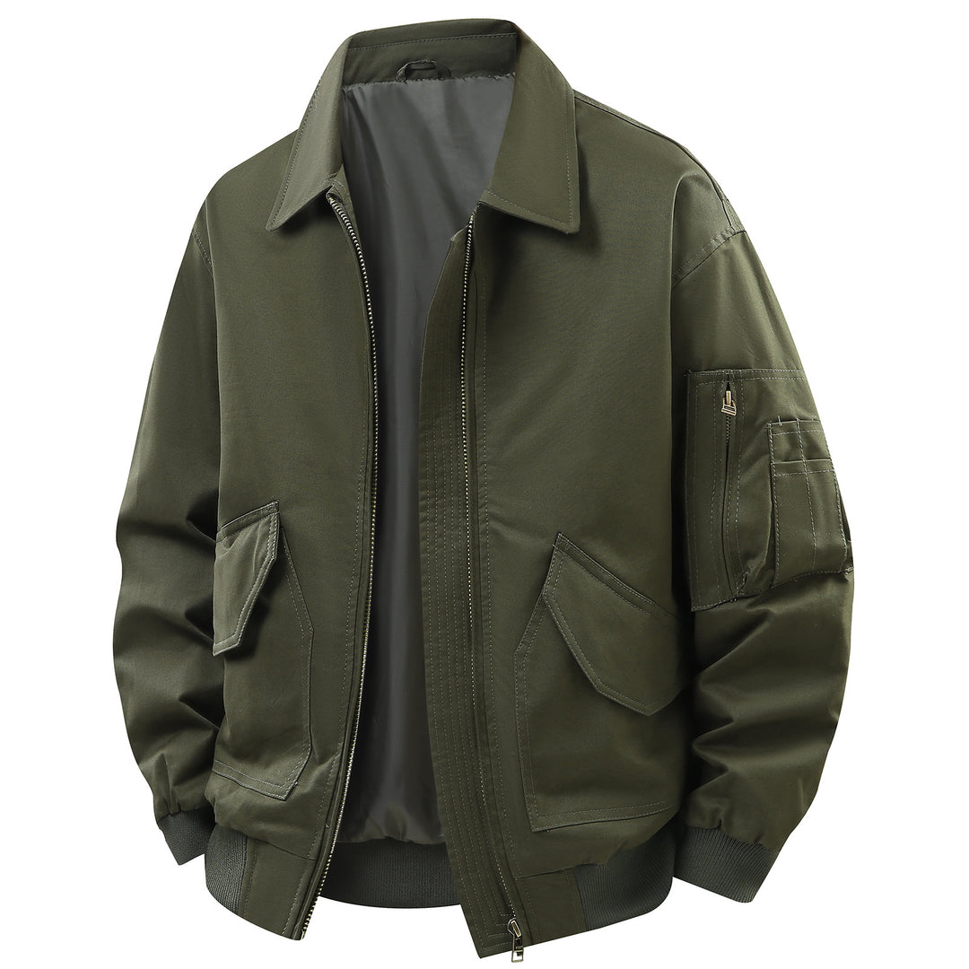 Herren Utility-Jacke mit praktischen Taschen und strapazierfähigem Material Echoarchiv