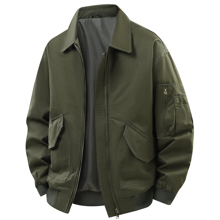 Herren Utility-Jacke mit praktischen Taschen und strapazierfähigem Material Echoarchiv