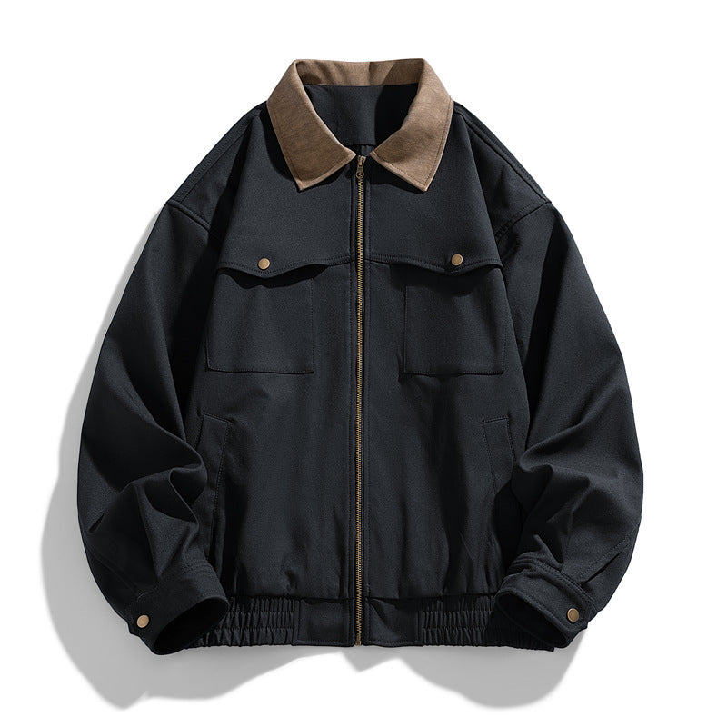 Herren Modische Nylonjacke mit Taschen Echo Archiv