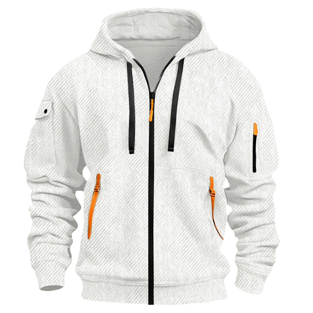 Herren Fleecejacke mit praktischen Taschen Echoarchiv