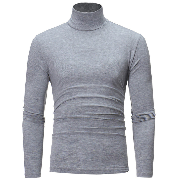 Herren eleganter Rollkragenpullover aus bequemen Stretchmaterial Echoarchiv