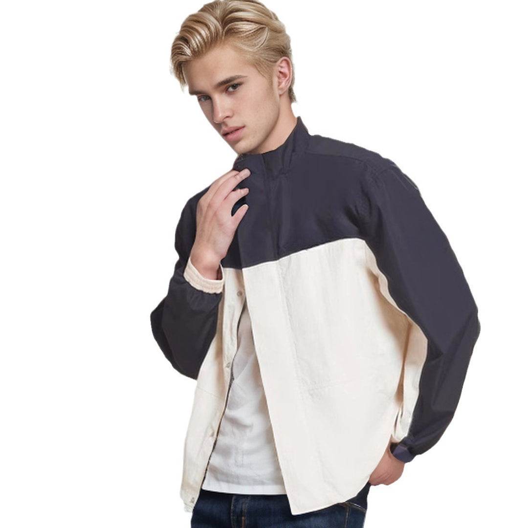 Herren funktionale Übergangsjacke mit hohem Kragen Echoarchiv