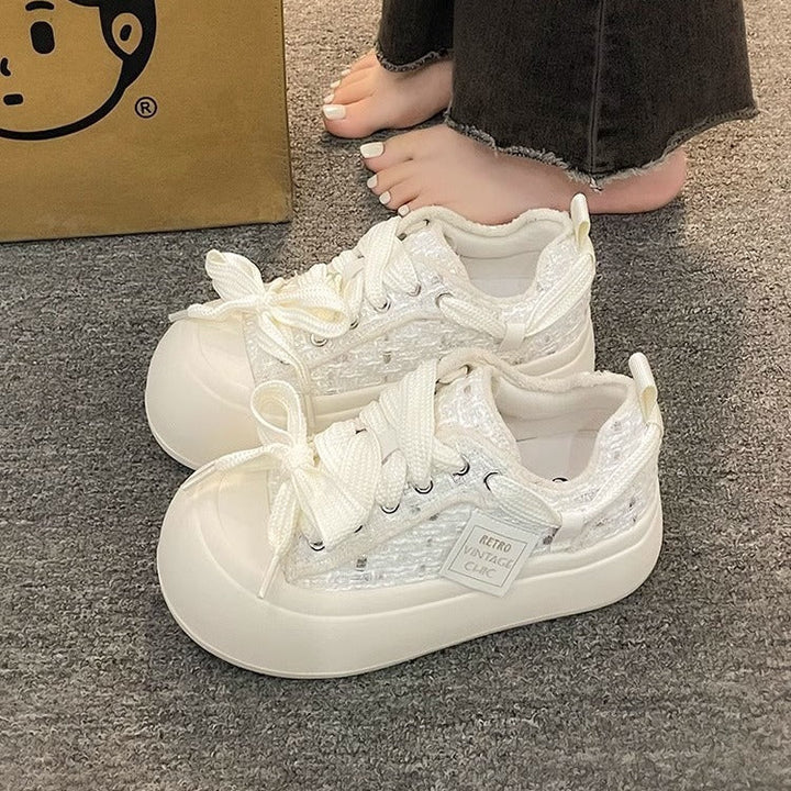 Damen Vintage Sport Sneakers mit komfortabler Gummisohle und weichem Obermaterial Echo Archiv