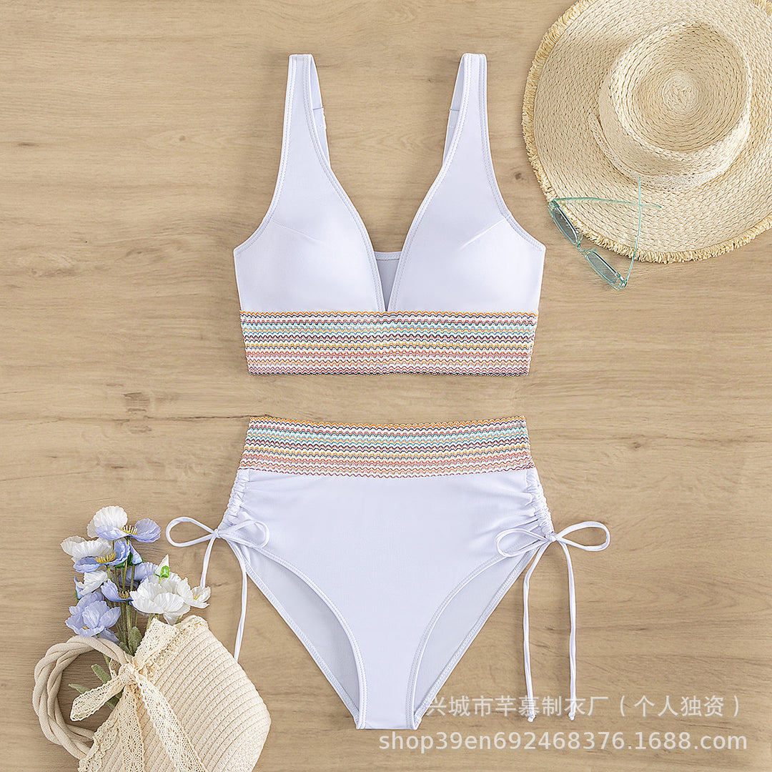 Damen Hochgeschnittener Sportbikini Echo Archiv