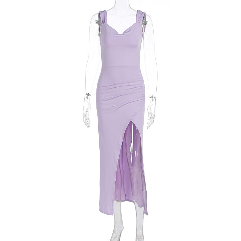 Damen figurbetontes Maxikleid mit elegantem Schnitt und aufregenden Details Echo Archiv