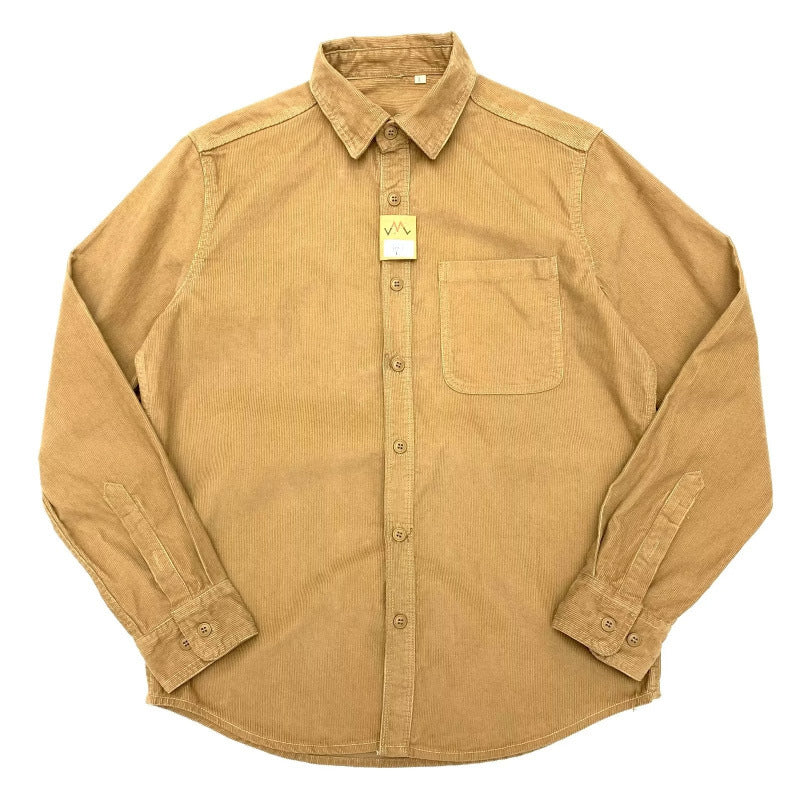 Herren Lässige Kord-Hemdjacke – Taviero