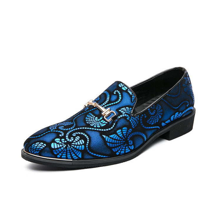 Herren eleganter Slip-On Loafer mit dekorativem Metalldetail, spitzer Form und gepolstertem Komfortfußbett Echo Archiv