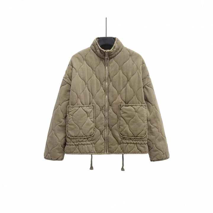 Damen Steppjacke mit Stehkragen, Kissensteppung und Tunnelzug Echo Archiv