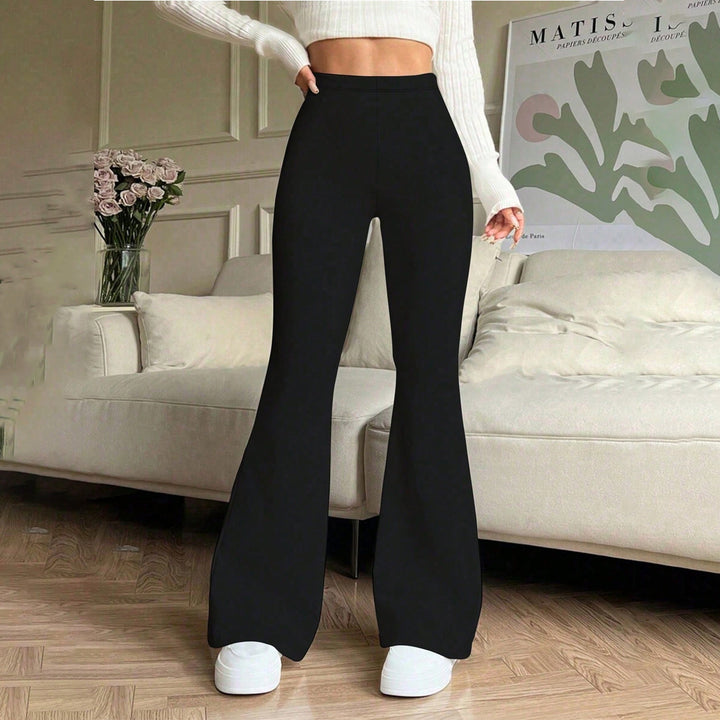 Damen Hohe Taille Flared Pants Echo Archiv