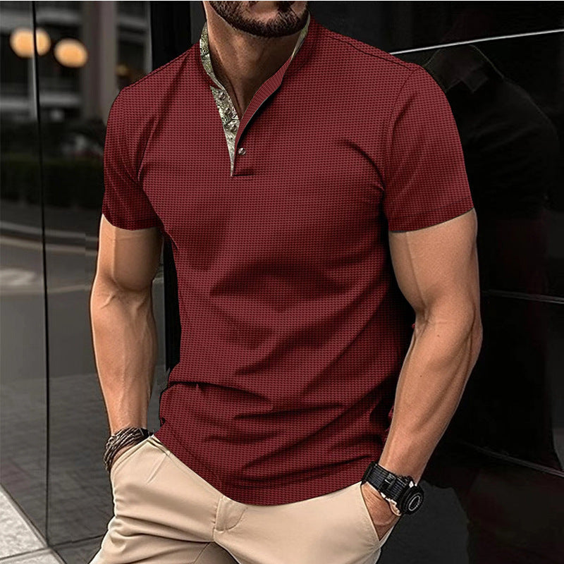 Herren Kurzarm Poloshirt mit hochwertigem Kragen Echoarchiv