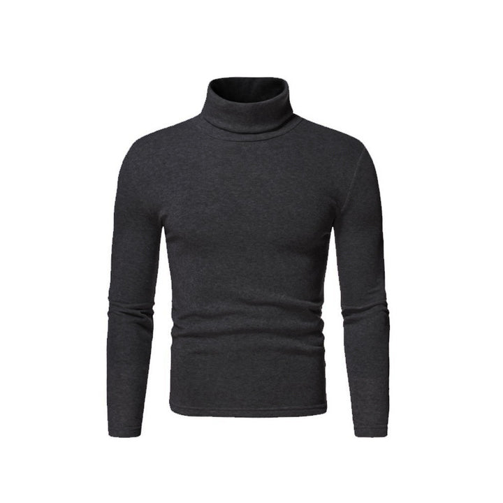 Herren Rollkragenpullover aus weichem Stretchmaterial Echoarchiv