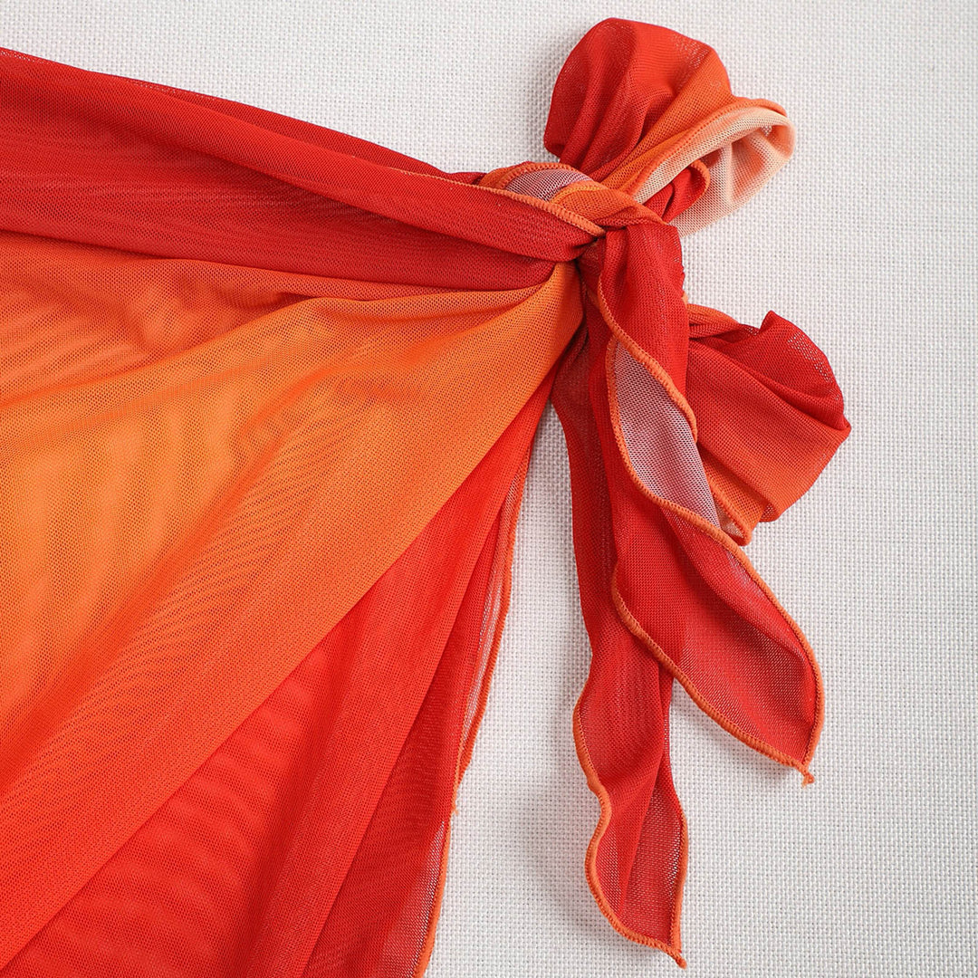 Damen Wickelrock aus leichtem Chiffon Echo Archiv