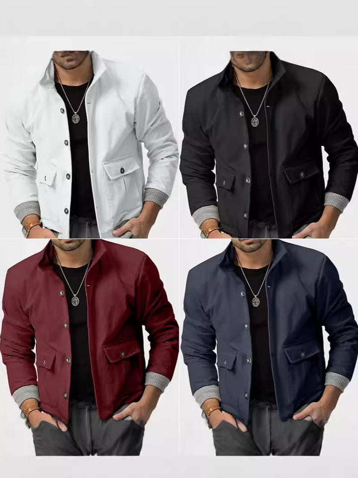 Herren Cordjacke mit lässigem Schnitt und praktischen Taschen Echoarchiv