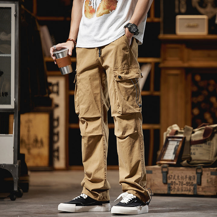 Herren Cargo-Style Hose mit mehreren Taschen Echoarchiv