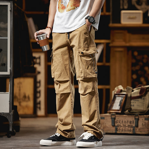 Herren Cargo-Style Hose mit mehreren Taschen Echoarchiv