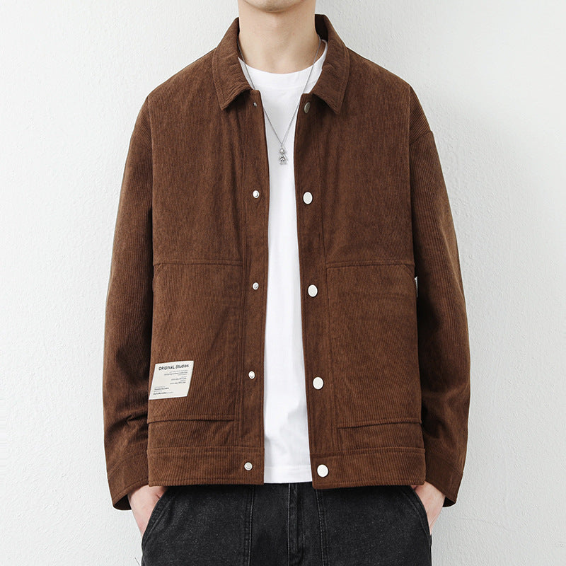 Herren Modische Cordjacke Echo Archiv