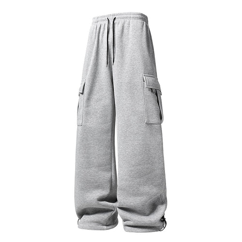Herren Weite Cargo-Jogginghose mit Thermofleece, Tunnelzugbund & verstellbaren Beinabschlüssen Echoarchiv