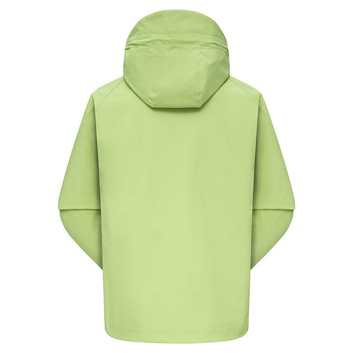 Herren winddichte Outdoor-Jacke mit verstellbarer Kapuze Echoarchiv