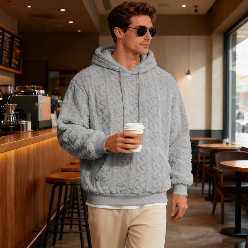 Herren Kuscheliger Kapuzenpullover Echoarchiv