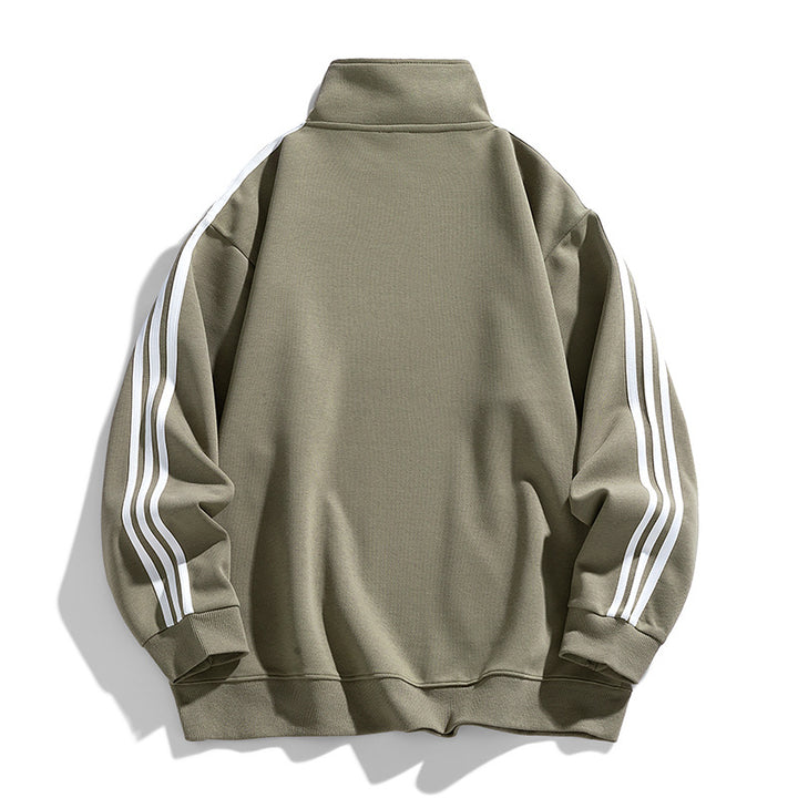 Herren sportlicher Zip-Pullover mit innovativen Seitentaschen Echoarchiv