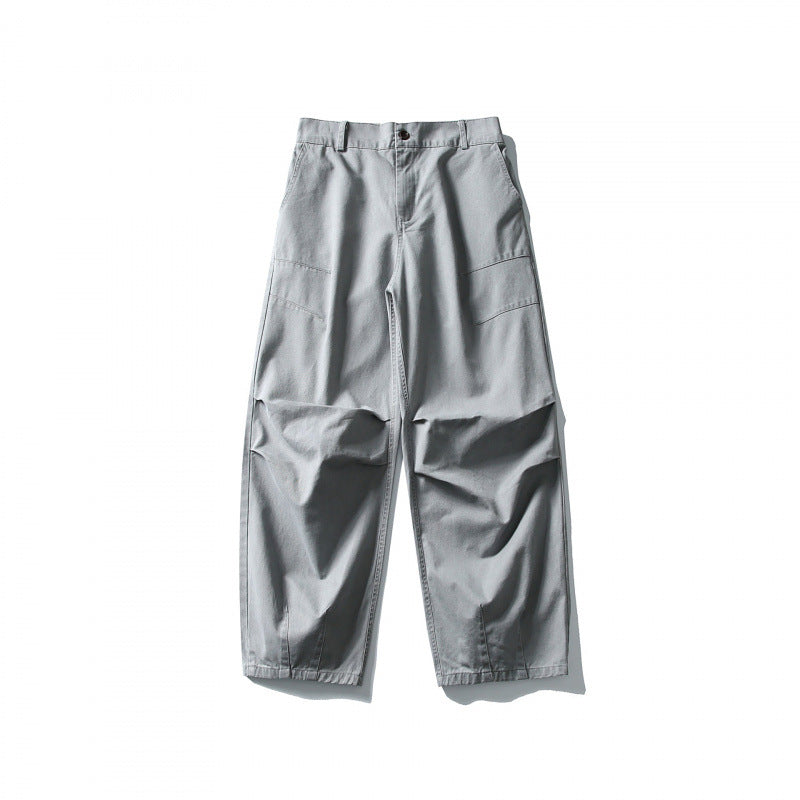 Unisex Weite Utility-Cargo-Hose im Relaxed-Fit mit Knieabnähern und elastischem Saum Echo Archiv
