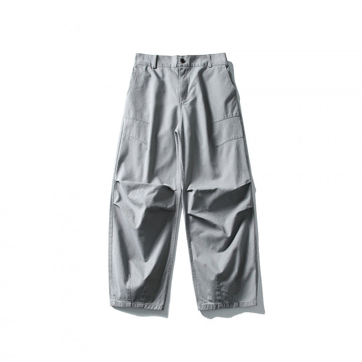 Unisex Weite Utility-Cargo-Hose im Relaxed-Fit mit Knieabnähern und elastischem Saum Echo Archiv