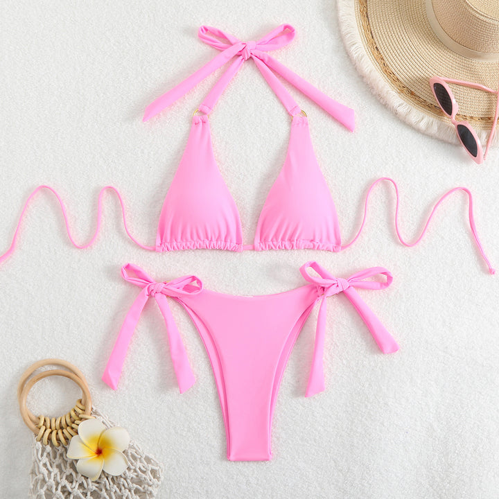 Damen Bikini-Set mit schickem Halterneck und verstellbaren Bändern Echo Archiv