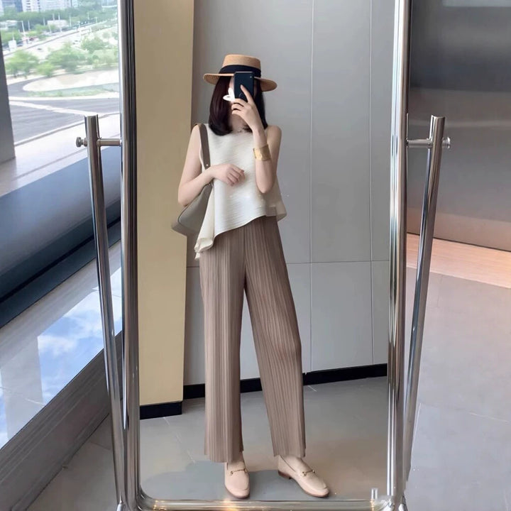 Damen Elegante Plisseehose Echoarchiv