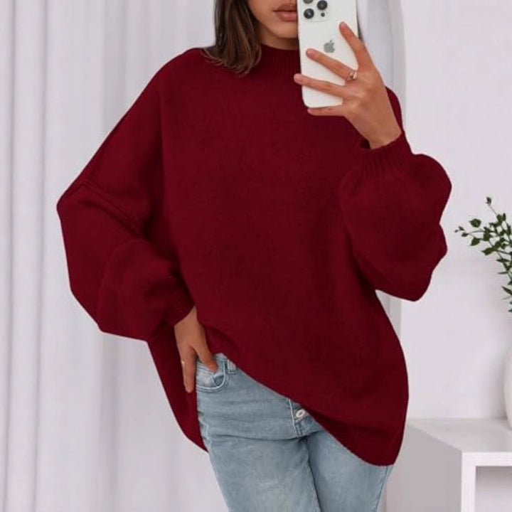 Damen Weicher Oversized Pullover Echo Archiv
