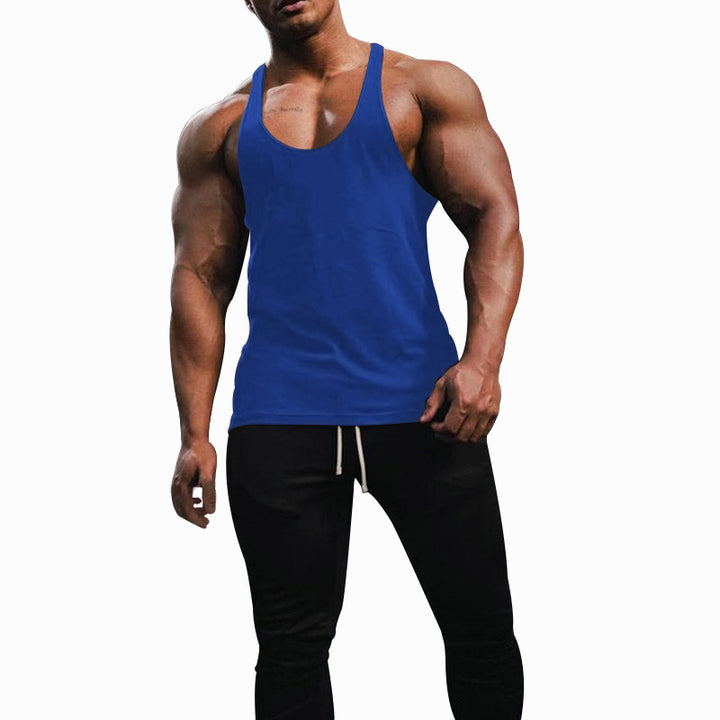 Herren Sporttanktop mit racerback Design und atmungsaktiver Baumwolle Echoarchiv