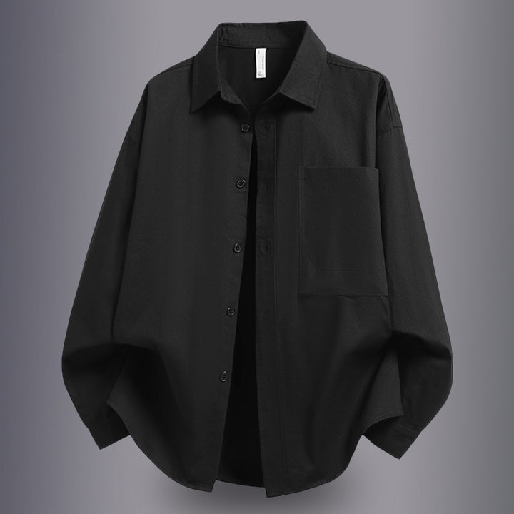 Herren Lässiges Overshirt mit praktischem Schnitt und Brusttasche Echoarchiv