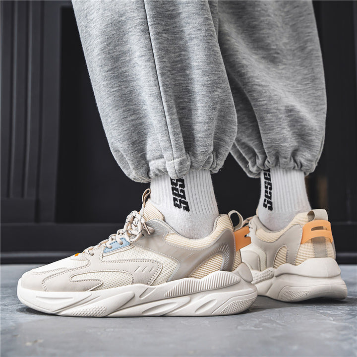 Herren Moderne Chunky-Sneaker mit atmungsaktivem Strickoberteil, gepolsterter Komfortsohle und rutschfester Profil-Laufsohle – Norré