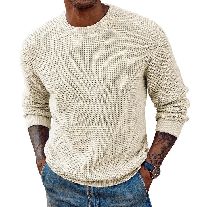 Herren Strukturierter Pullover Echoarchiv