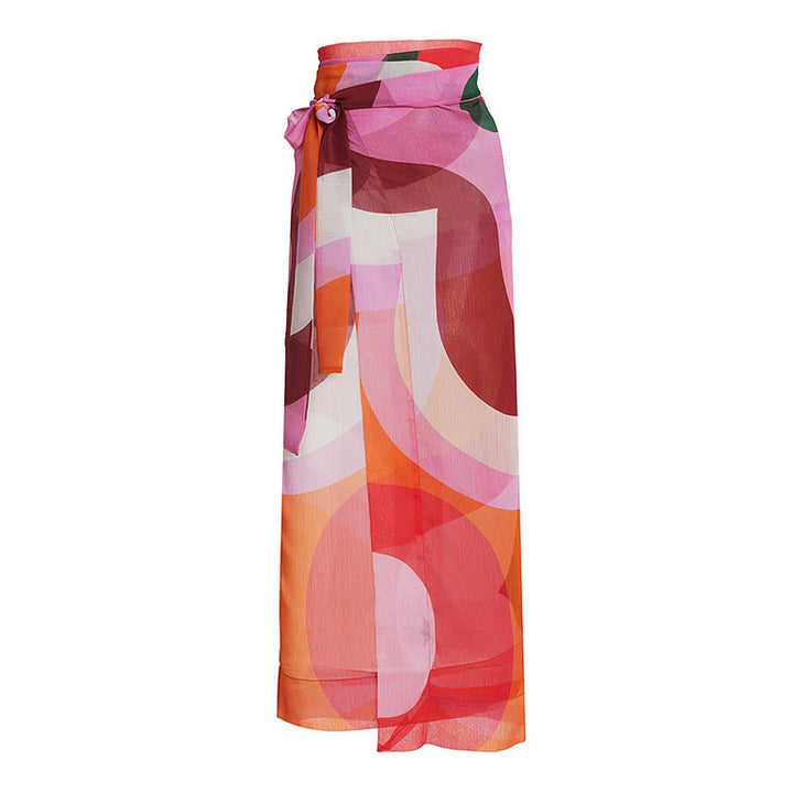 Damen asymmetrischer Badeanzug mit modernem Grafikdesign Echo Archiv