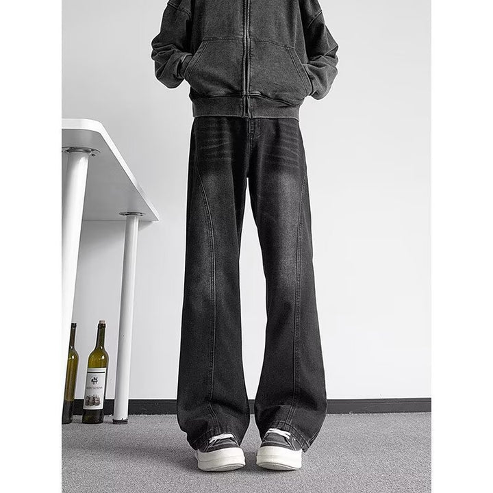 Herren Weit geschnittene Denim-Hose Echo Archiv