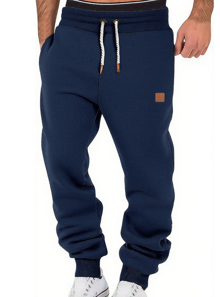 Herren Relax-Fit Fleece-Jogginghose mit Bündchen und Kordelzug Echoarchiv