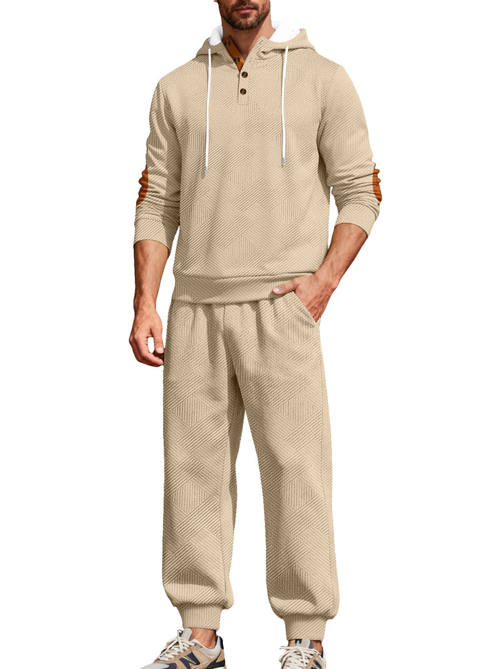 Herren Freizeitanzug mit dynamischem Strukturdesign Echoarchiv