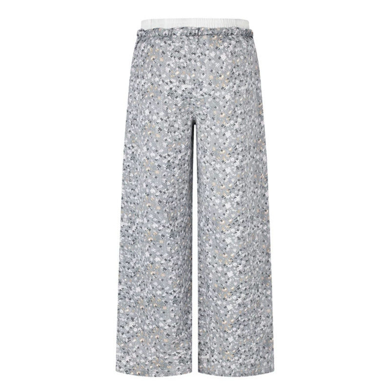 Damen Palazzo‑Glitzerhose mit elastischem Bund und Kordelzug Echoarchiv