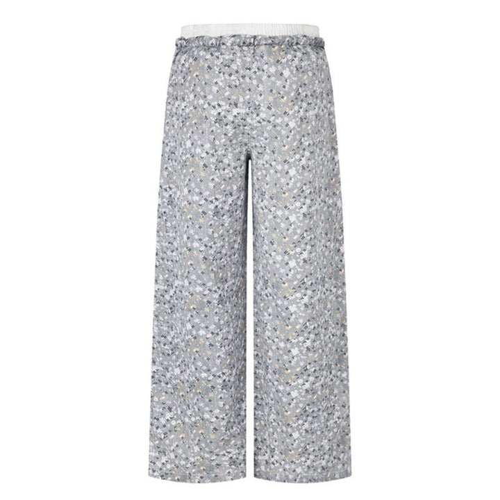 Damen Palazzo‑Glitzerhose mit elastischem Bund und Kordelzug Echoarchiv